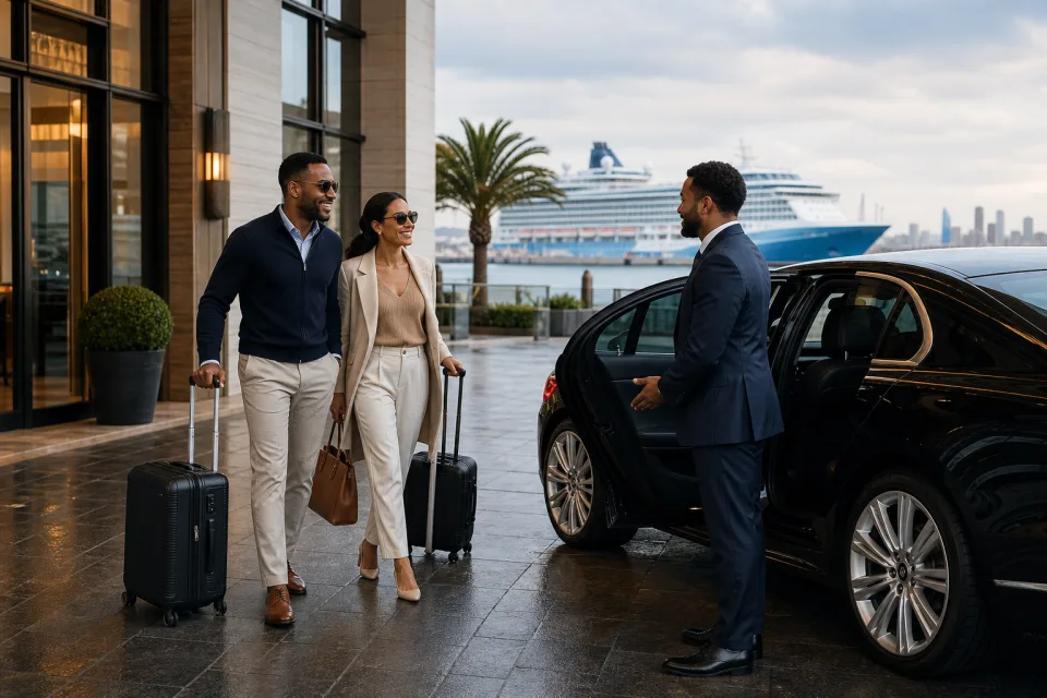 Private car service for hotel and cruise terminal travelers in New York